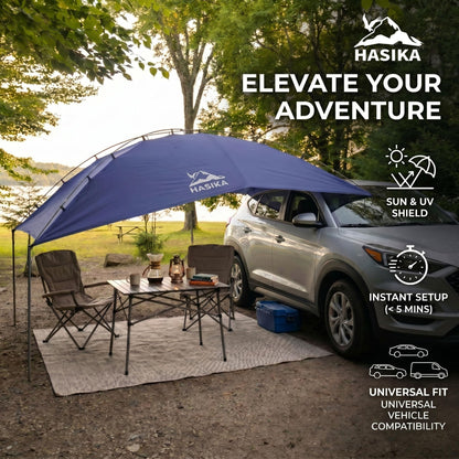 Hasika Waterproof SUV Tailgate Tent and Car Awning