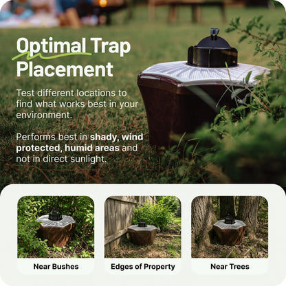 Biogents Mosquitaire Outdoor Mosquito Trap with Sweetscent Lure | Eco-Friendly, Pesticide-Free, Pet-Safe Repellent Alternative | Electric Catcher for Comprehensive Mosquito Control