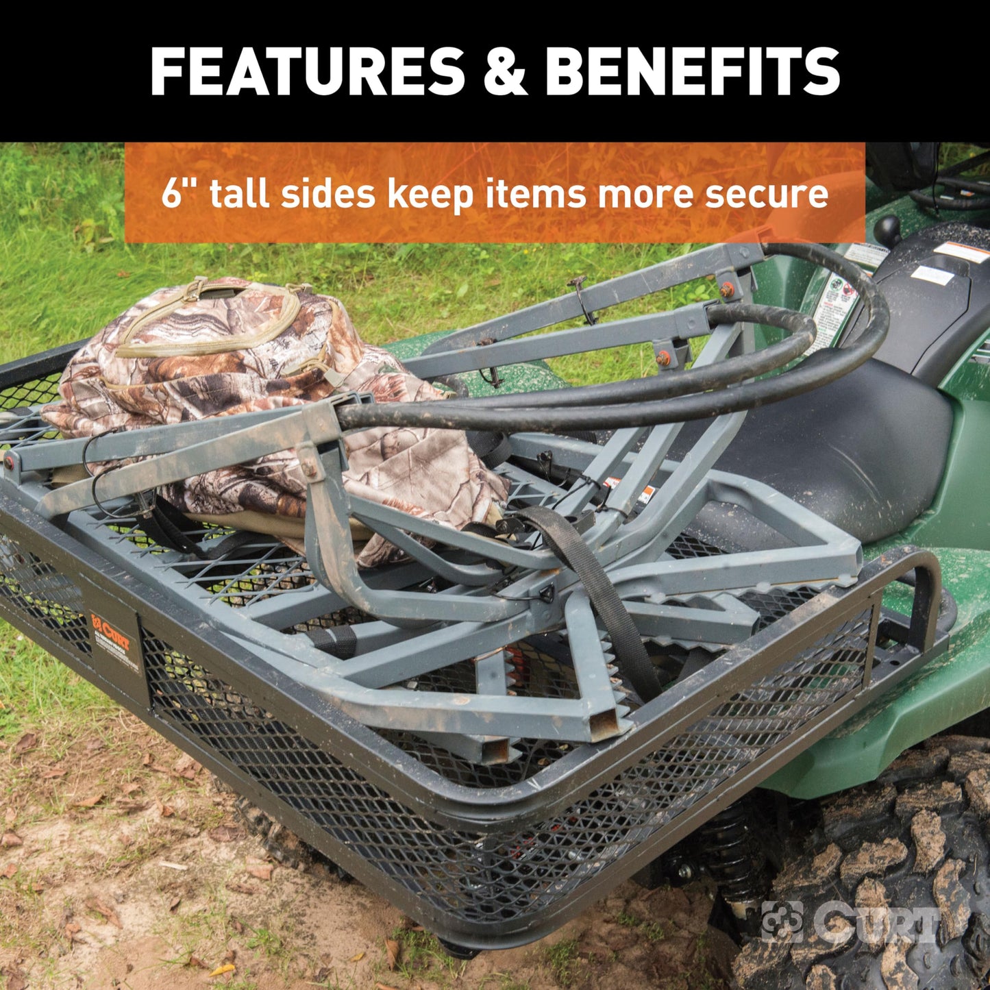 Curt Manufacturing 18101 Basket Style Cargo Carrier