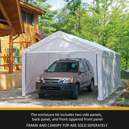ShelterLogic MaxAP Canopy Enclosure Kit, 10 x 20 ft. (Frame and Canopy Sold Separately)
