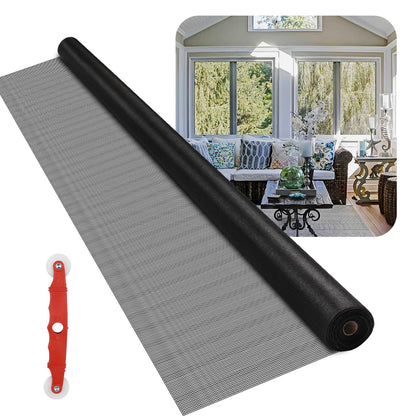 Patio Porch Screen Mesh Roll - 95"x100', Easy-to-Cut Porch Screen Mesh Roll for Patio, Pool, Durable Patio Screen Mesh Replacement