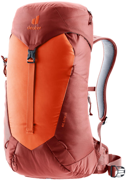 Deuter AC Lite 16L Hiking & Daypack Backpack with Steel Frame & Superior Breathability - Paprika-Redwood