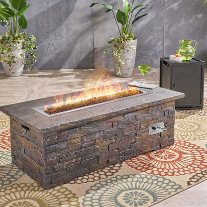 Stanbroil 30 x 6 Inch Linear Drop-in Fire Pit with Spark Ignition Kits, 304 Stainless Steel Gas Firepit for Outside DIY Firepit - Propane Gas Version