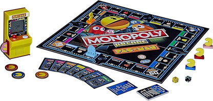 Monopoly Arcade Pac-Man Game Board Game for Kids Ages 8 and Up Includes Banking and Arcade Unit
