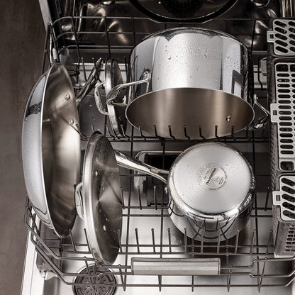 Tramontina Signature Tri-Ply Clad Stainless Steel 2-Quart Sauce Pan with Lid, Induction-Ready, Dishwasher-Safe, NSF-Certified, Made in Brazil