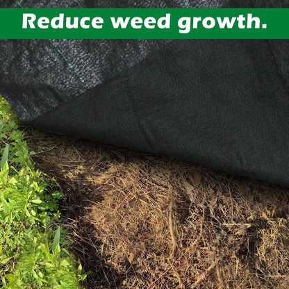 WAENLIR 5.8oz 3FT x 250FT Heavy Duty Landscape Fabric Weed Barrier Premium Woven Ground Cover Roll, UV Resistant&Tear-Proof, Ideal for Garden Beds, Walkways, Patios, Greenhouses, Outdoor Landscaping