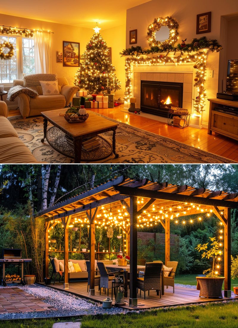 Minetom Fairy Lights Battery Operated with Remote, 66Ft 200 LED Waterproof String Lights Indoor Outdoor, Starry Twinkle Light for Christmas Home Bedroom Wedding DIY Centerpiece Decor