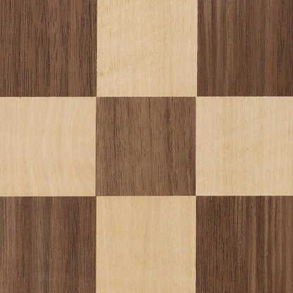 WE Games Classic Walnut Wooden Chess Board Only 14.75 inches Large Chess Board for Adults Wood Veneer Chessboard 1.5 inch Squares