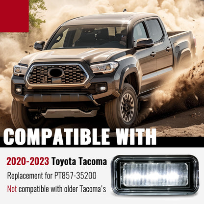 KUAFU LED Bed Lighting Kit for 2020-2023 Toyota Tacoma, Clear Lens, Plastic, Model GO-2277