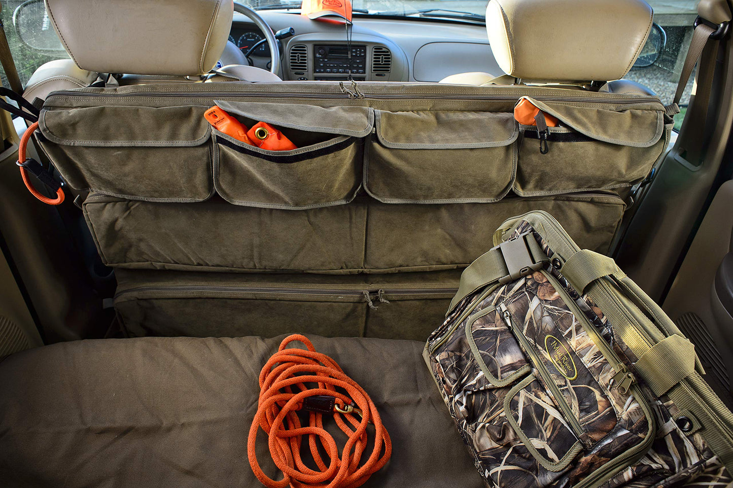 Mudriver Mud River The Truck Seat Organizer, Black , 49"x27"