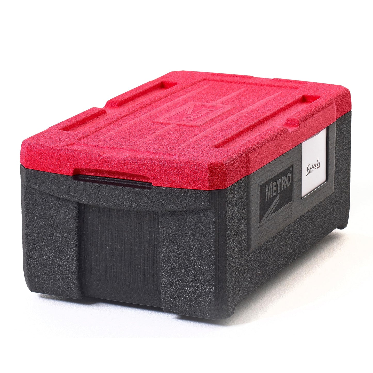 METRO Mightylite ML180 Top-Load Insulated Food Carrier - Professional-Grade Multipurpose Pan Carrier, Insulated Cooler and Catering Food Warmer - 30 qt or 3 Pan Capacity - Red