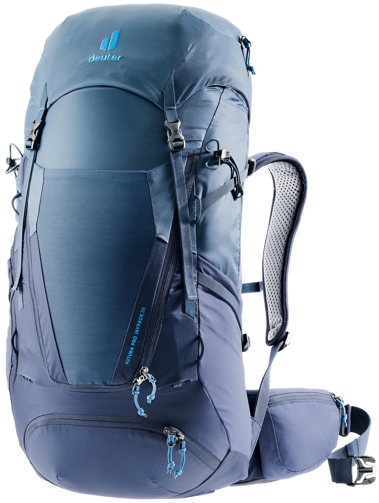 Deuter Futura Pro Jaypack 36L Hiking Camera Hybrid Backpack, DSLR/SLR/Mirrorless Photography Camera Daypack for Hiking, Trekking & Travel - Marine-Navy