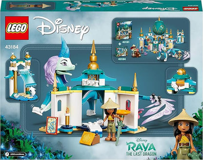 LEGO 43184 Disney Princess Raya and Sisu Dragon Toy from Disney?s Raya and the Last Dragon Movie For Kids 6 + Years Old