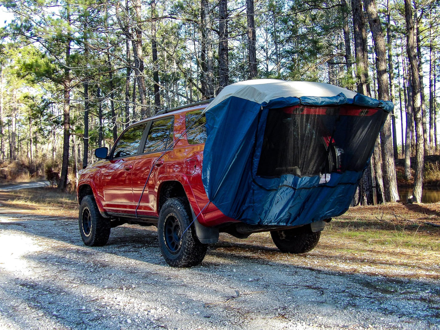 DAC Explorer 2 SUV & Minivan Tent – Universal Fit Vehicle Camping Tent for SUVs, Minivans & Wagons (Fits Honda CR-V, Toyota Highlander, Subaru Outback, Ford Explorer) Easy Setup, Weatherproof