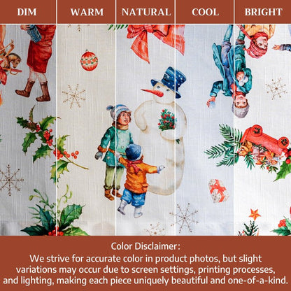 Maison d' Hermine Table Cloth Rectangle Table 100% Cotton 60 x 120 Inches Fall Tablecloth Reusable Everyday Use for Thanksgiving Christmas Decorations Dining Farmhouse Party (Chromo)