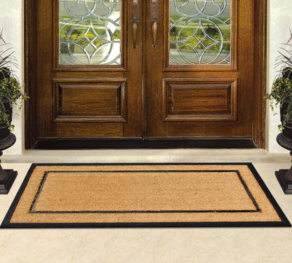 A1HC Natural Coir & Rubber Door Mat, 30"x60" - Thick, Durable, Heavy Duty, Anti-Shed, Fade-Resistant, Long-Lasting Outside Entrance Large Doormat for Front Porch