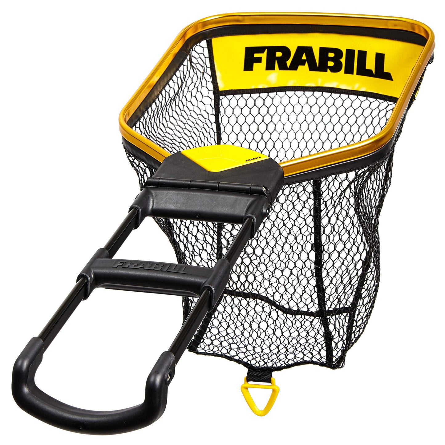 Frabill Trophy Haul Bearclaw 1418 Fishing Net, One Hand Designed Landing Net, Black and Gold (FRBNX14S)