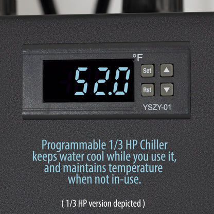 Polar Revive Chiller 2.0 for Ice Bath and Cold Plunges including all hoses and pumps. 1/3 HP, 2/3 HP, 1 HP Models (1/3 HP)