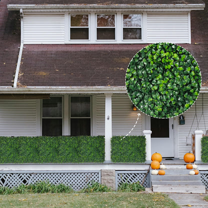 DOPGIB Artificial Ivy Privacy Fence Screen,40"x 140" (39 SQFT) 4-Layer Leaf UV-Anti Faux Greenery Boxwood Backdrop Ivy Vine Leaf Panels for Outdoor, Indoor, Garden,Backyard and Decor