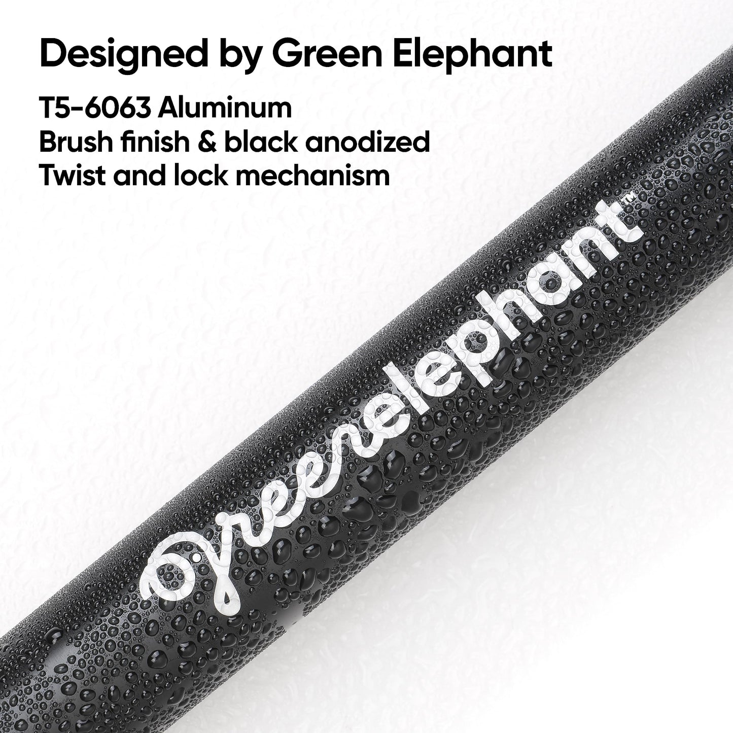 Green Elephant Camping Tarp Poles - Adjustable Aluminum Telescoping Tent Poles for Tarps, Canopy & Awning - Heavy Duty Collapsible Pole Set of 4 - Extends 8ft, Shrinks to 2ft - Caravan & Beach Shade