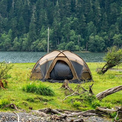 POMOLY Dome Tent Camping Hot Tent, Dome X6 Pro 4 Season Freestanding Tent for 2-4 Person Backpacking, Hiking, Hunting