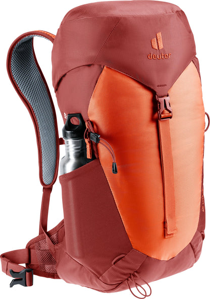Deuter AC Lite 16L Hiking & Daypack Backpack with Steel Frame & Superior Breathability - Paprika-Redwood