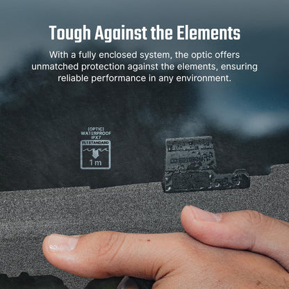 OSIGHT SE 6 MOA Green Dot Enclosed Micro Sight with RMSc/K Footprint, Parallax-Free Durable Optic for Subcompact Setups