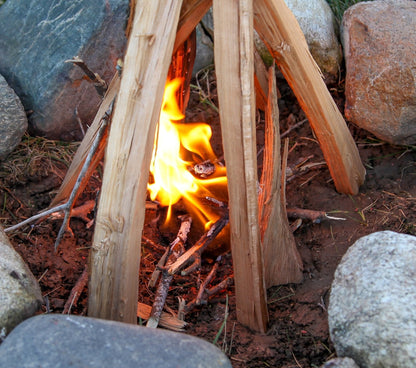 Shefko EasyFire Fire Starters with 30-min. Burn-time Guarantee – Natural Cedar Scent, Clean, All-Weather Quick Flame – 36 Pucks / 144 Fire Starts- Camping Essentials And Emergency Kit / Survival Solution