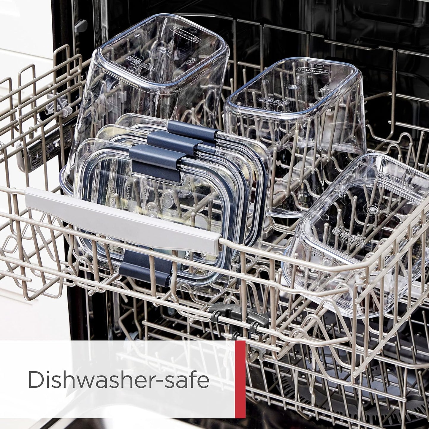 Rubbermaid Brilliance Pantry Storage Set - 10 Clear Airtight Food Containers for Freshness