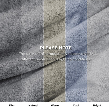 Bedsure Fleece Throw Blanket for Couch Grey - Lightweight Plush Fuzzy Cozy Soft Blankets and Throws for Sofa, 50x60 inches
