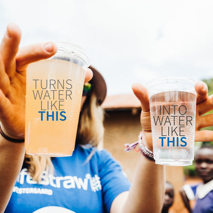 LifeStraw Mission — High-Volume Gravity-Fed Water Purifier, 12 L, Blue