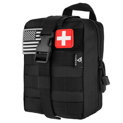 CareTac Trauma First Aid Kit with CAT Gen-7 Tourniquet & Hemostatic Clotting Gauze
