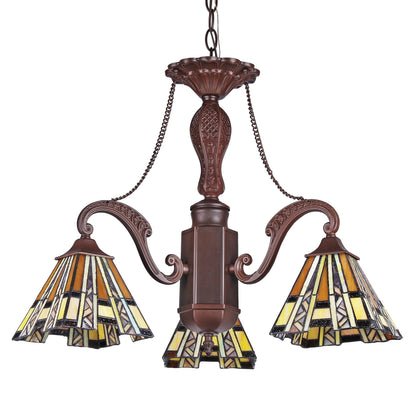 Chloe Progressive Mini Chandelier, Glass, Multicolor, Model CH33226MI22-DC3, One Size