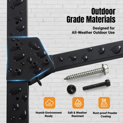 AlloyLake 3-Tier Foldable Kayak Wall Rack, 360LBS Heavy Duty Kayak Storage Rack for Garage, Rustproof 304 Stainless Steel Kayak Hanger for Indoor Outdoor, Wall Mount for SUPs, Canoes, Surfboards