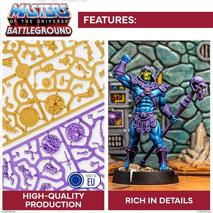 Battleground RPG Expansion Set - Wave 3 Evil Warriors Faction - Includes 2 Character Minis Whiplash and Stinkor Terrain Rules and More - for Ages 14+