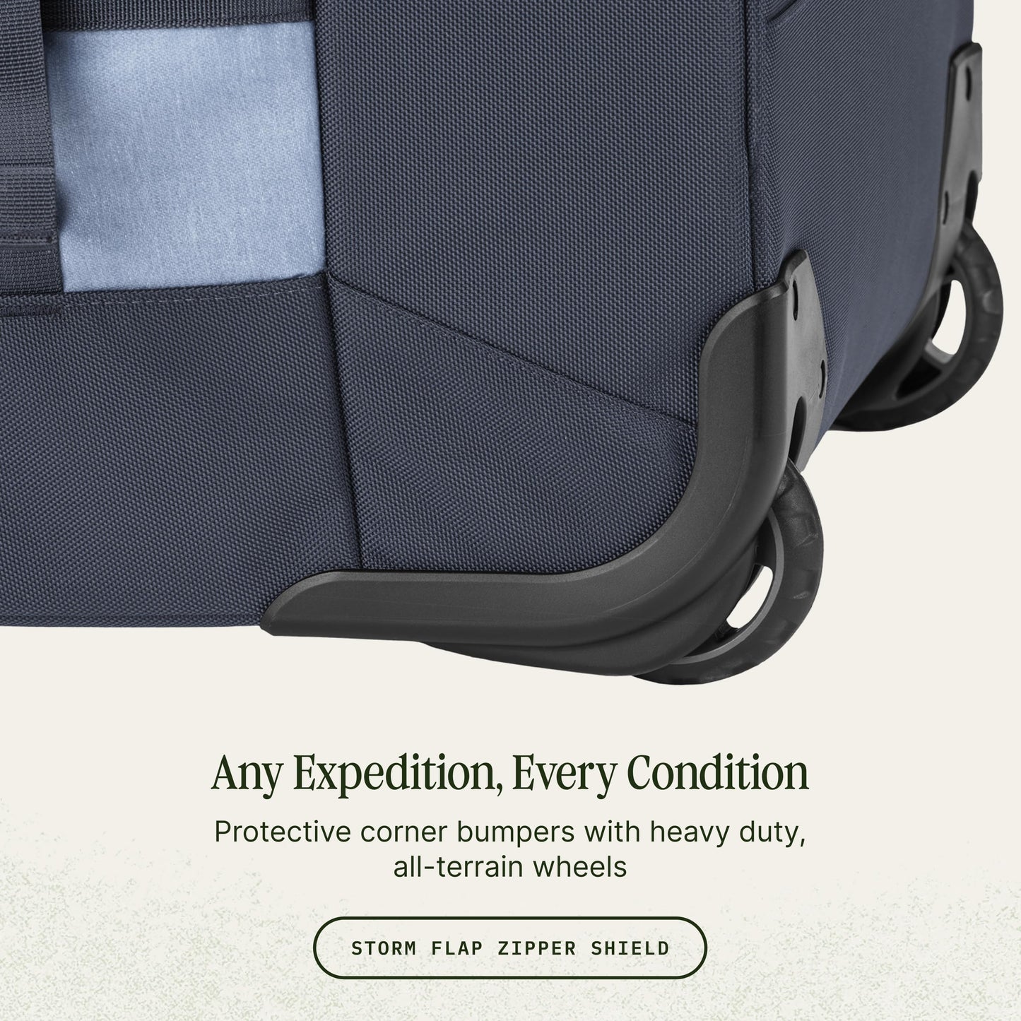 Eagle Creek Cargo Hauler XT Wheeled Duffel - Wheeled Backpack Duffel - Deployable Backpack Straps - Lockable U-Lid & Easy Access Compartment - 32" - Glacier Blue