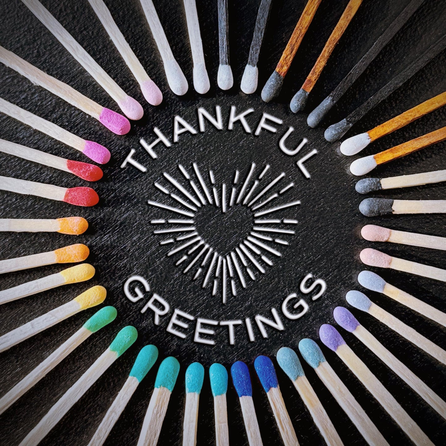 2" Artisan Black Tip Matches | 100 Bold Black Tip Safety Matchsticks with Strikers by Thankful Greetings | Great for Home Décor, Candle Lovers, & Crafts | Decorative Candle Accessories