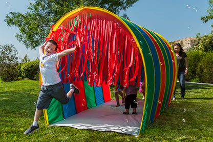 Pacific Play Tents 95100 Kids Tickle Me 9.5-Foot Giant Institutional Crawl Play Tunnel, 9.5" x 5.5' x 6'