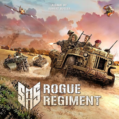 Word Forge Games: SAS Rogue Regiment - Core Game Strategy Board Game WWII Stealth Action Game Military Theme Ages 14+ 1-4 Players 60 Min