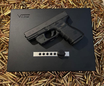 V-Line Tactical Top Draw Quick Access Security Case, Made in the USA, Made from Sturdy Steel and Fitted with a Simplex Mechanical Lock, Convenient and Secure