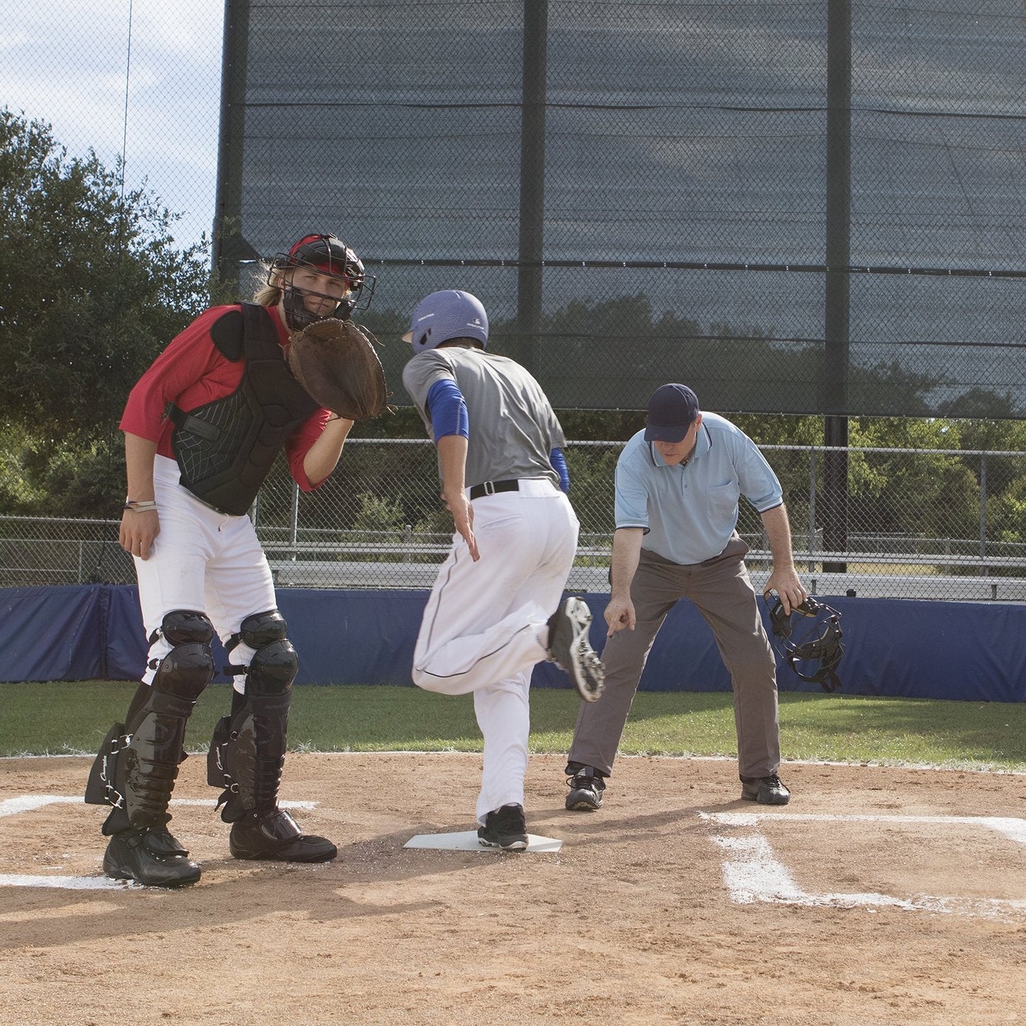 Champion Sports Universal Homeplate – Molded Rubber, Metal Bottom Home Plate with Ground Anchor and Spikes