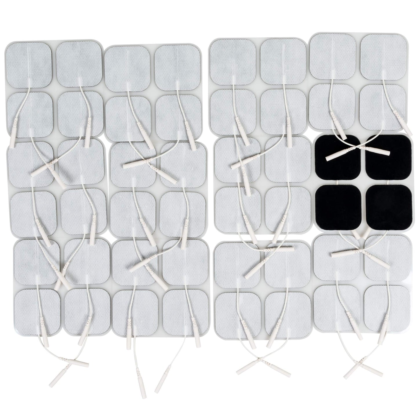 TENS 7000 Official TENS Unit Electrode Pads, 48 Pack, Premium Quality OTC Replacement Pads, 2" X 2", Compatible with Most Stim Machines Value Pack Replacement