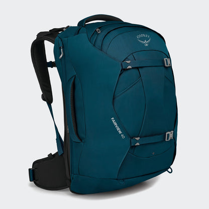 Osprey Fairview 40L Women's Travel Backpack, Night Jungle Blue