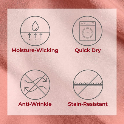 Mellanni Twin Sheets Set - 3 PC Luxury Bedding Collection - Extra Soft, Cooling, Wrinkle Resistant | Coral