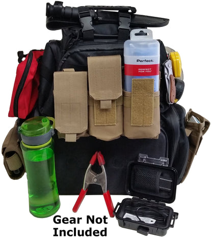 Case Club Tactical Pre-Cut 4-Pistol Backpack with Rainfly & Molle Straps (Gen 2)