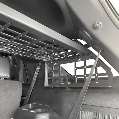 HIGH FLYING 2011-2019 for Ford Explorer Modular Storage Molle Panel System Trunk Shelf Interior Luggage Carrier Rack Trunk Organizer Aluminum (Panels+Shelf)