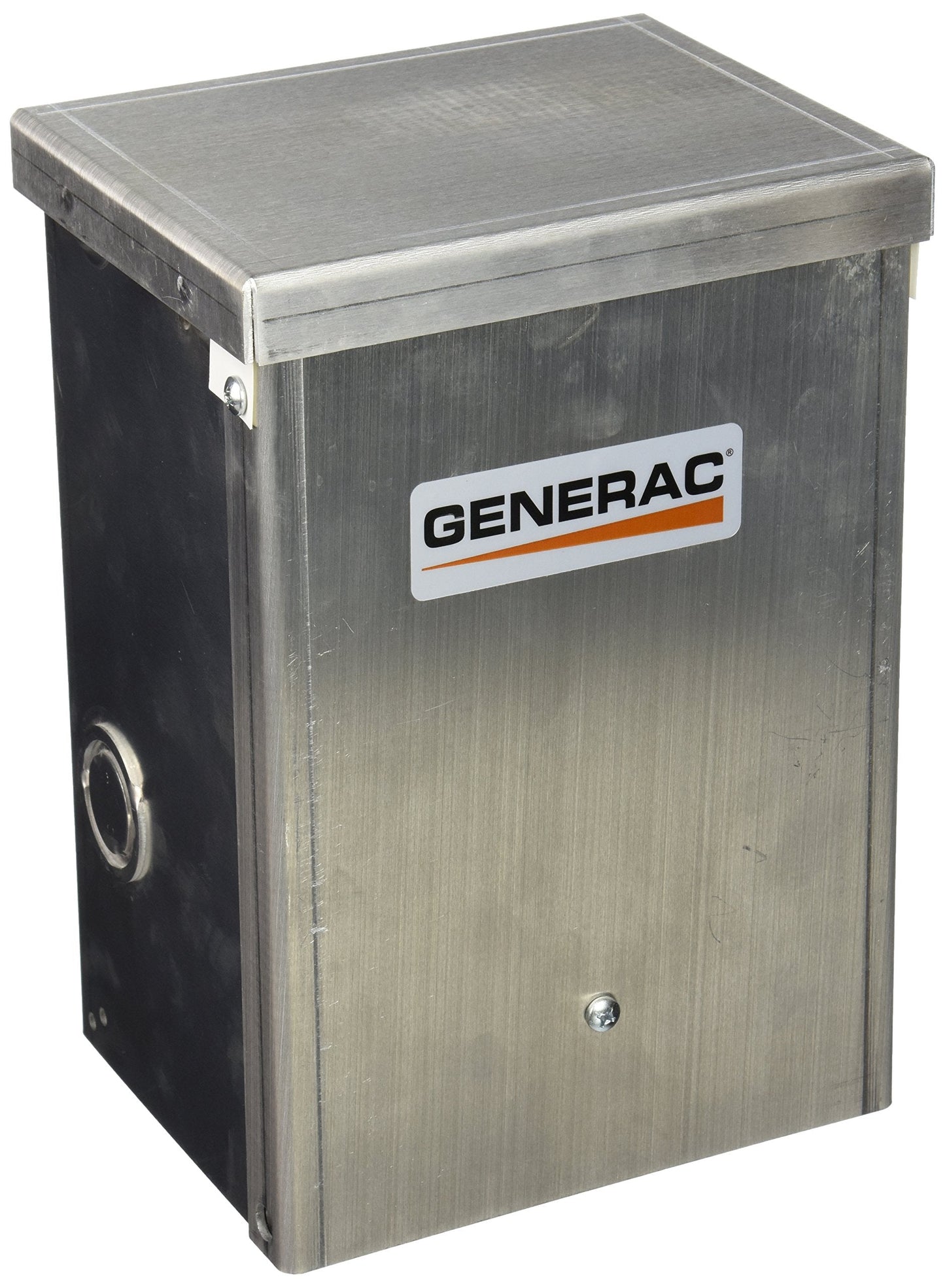 Generac 30-Amp Manual Generator Transfer Switch, 2-Circuit Outdoor Power Inlet for Portable Generators, 125/250V