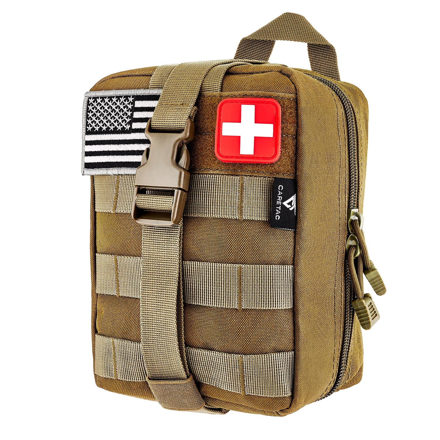 CareTac Trauma First Aid Kit with CAT Gen-7 Tourniquet & Combat Gauze