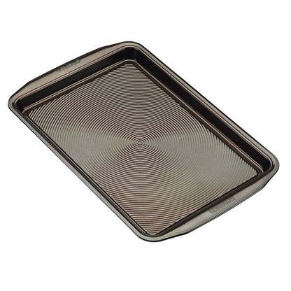 Circulon Bakeware Nonstick Cookie Pan Set, Cookie Sheets for Baking, 2-Pieces, Chocolate Brown