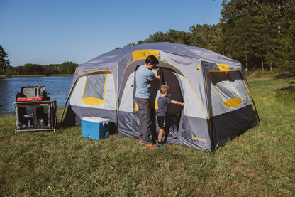 Browning Camping Big Horn Two-Room Tent - Charcoal/Gray